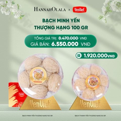  FLASH DEAL 1: BẠCH MINH YẾN 100GR 