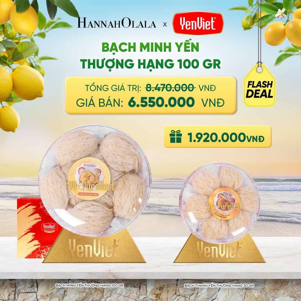  [FLASH SALE] BẠCH MINH YẾN 100GR 