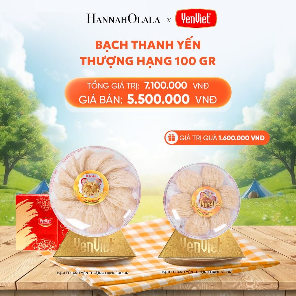  FLASH DEAL 2: BẠCH THANH YẾN 100GR 