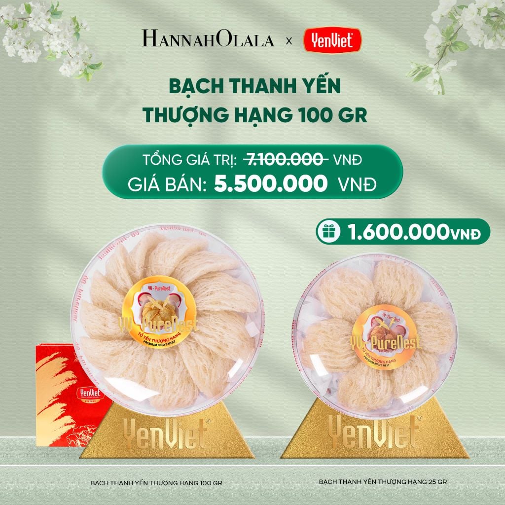  FLASH DEAL 2: BẠCH THANH YẾN 100GR 