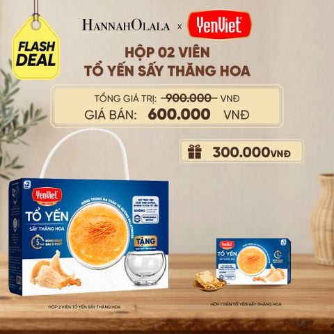  1 HỘP 2 VIÊN YẾN SẤY THĂNG HOA - PALATINOSE - FLASH DEAL 4 - D262 