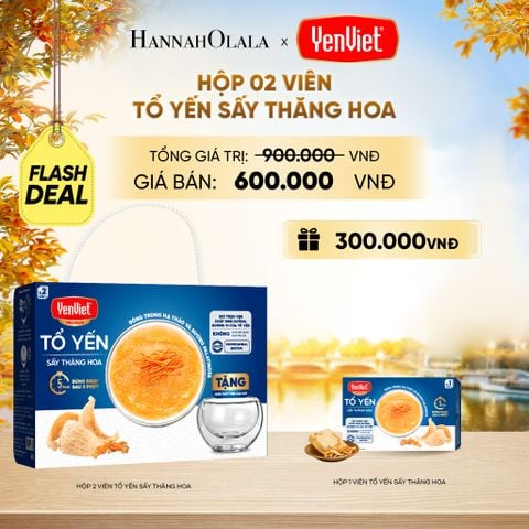  1 HỘP 2 VIÊN YẾN SẤY THĂNG HOA - PALATINOSE - FLASH DEAL 4 - E1850 