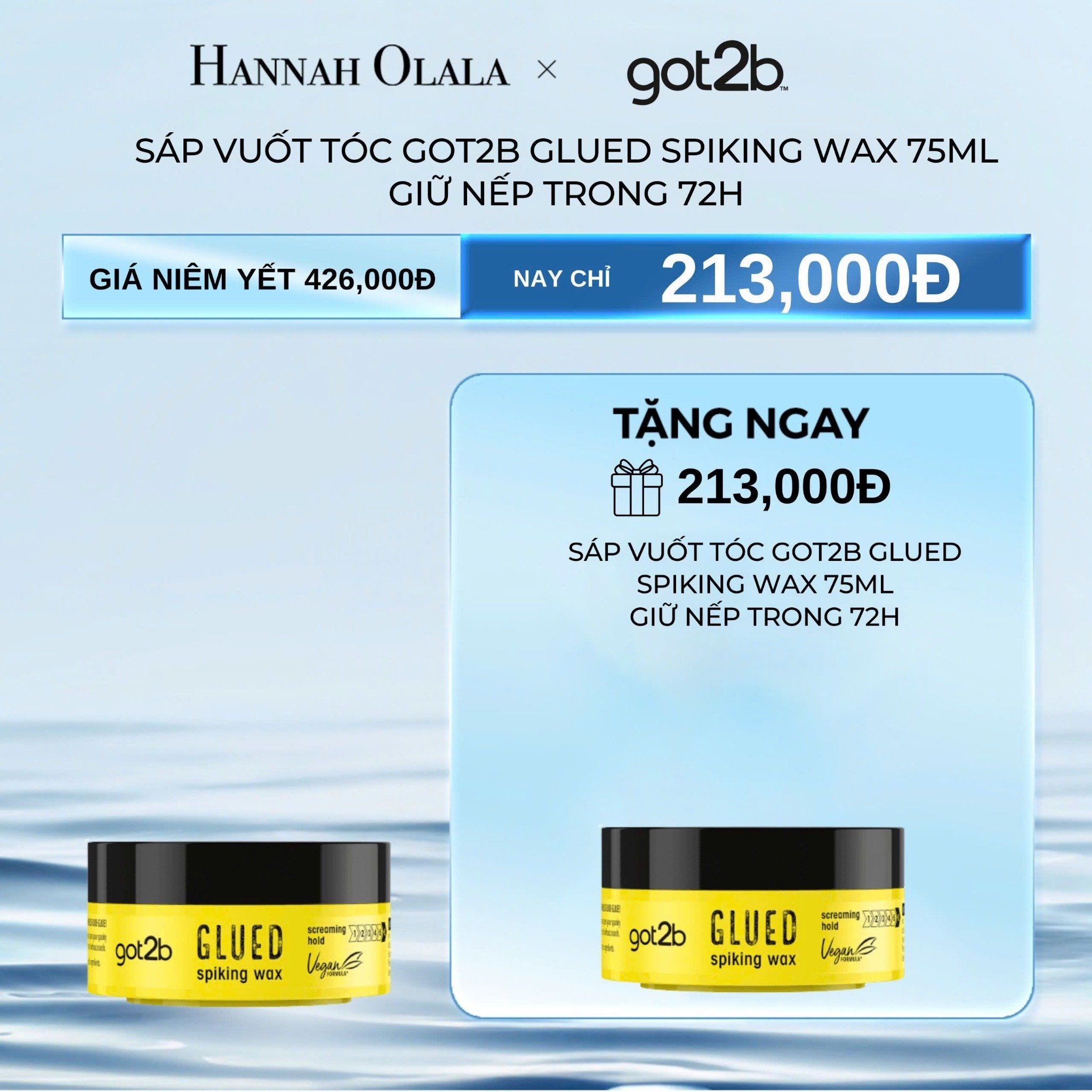  DEAL 8: [MUA 1 TẶNG 1] SÁP VUỐT TÓC GOT2B GLUED SPIKING WAX 