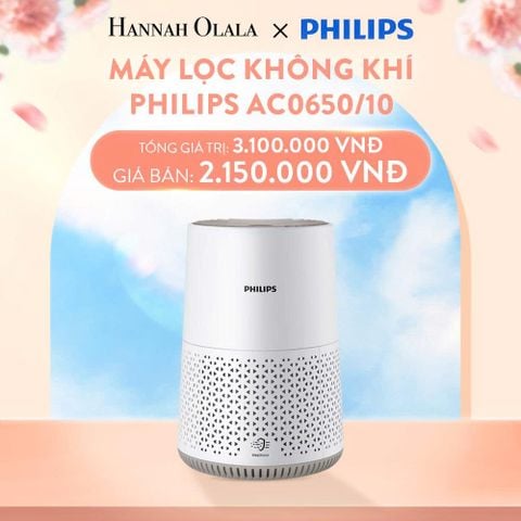  A653_DEAL 4: MÁY LỌC KHÔNG KHÍ PHILIPS AC0650/10 