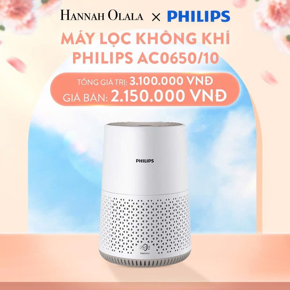  A653_DEAL 4: MÁY LỌC KHÔNG KHÍ PHILIPS AC0650/10 