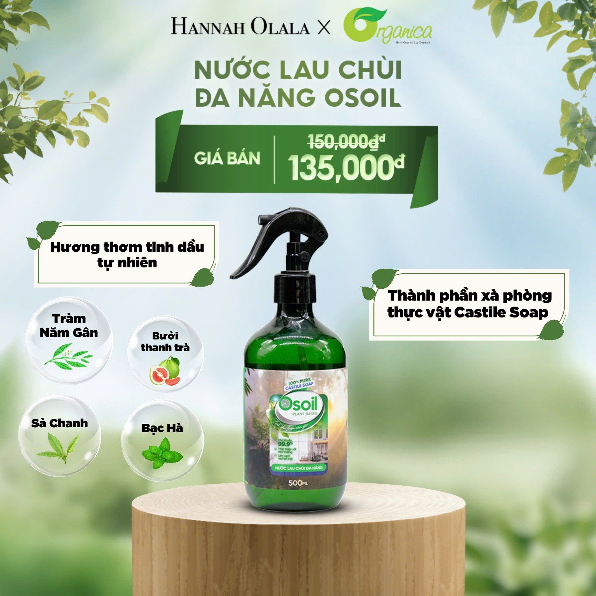  T20_DEAL 7: NƯỚC LAU CHÙI ĐA NĂNG OSOIL 500ML 