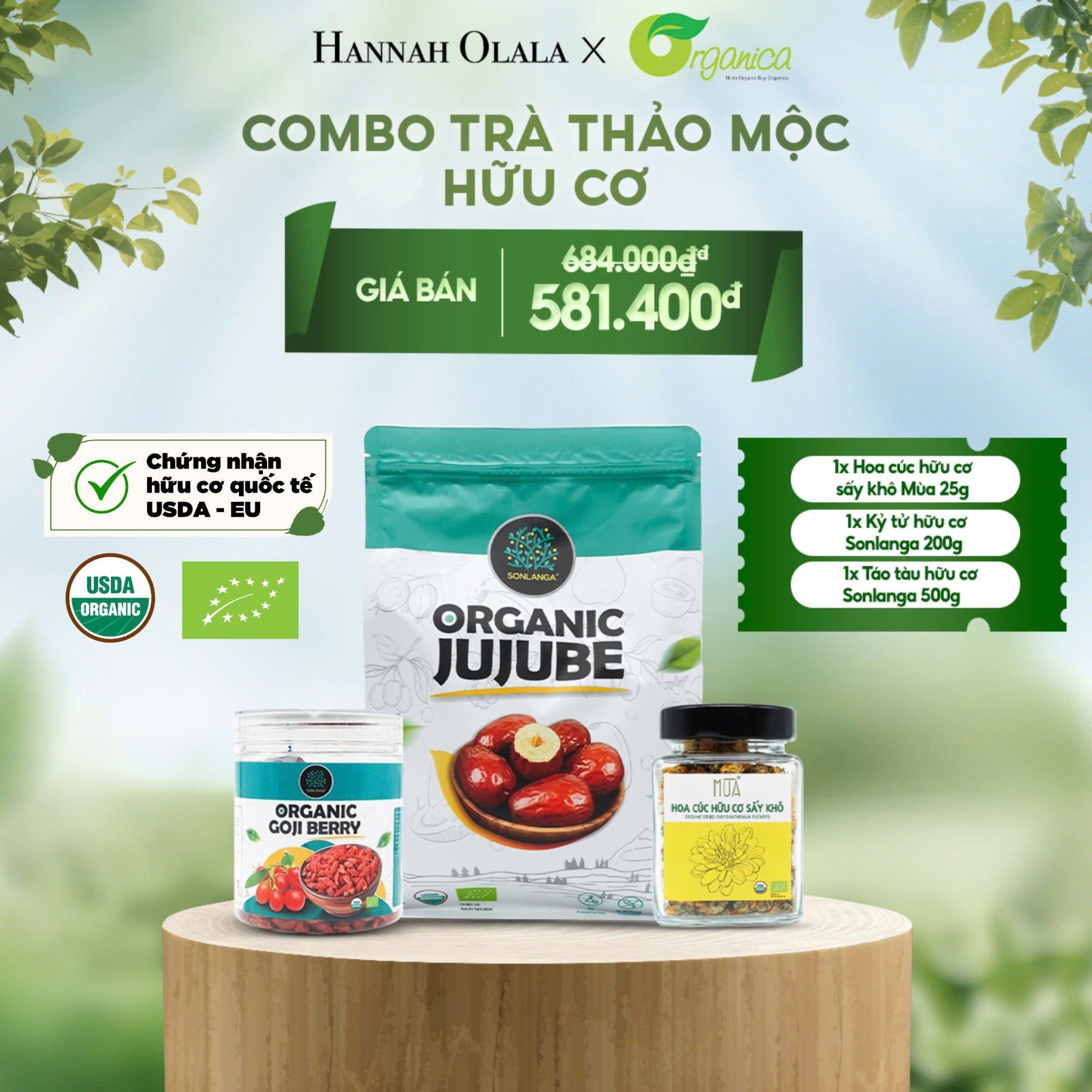  T53_DEAL 12: COMBO TRÀ THẢO MỘC HỮU CƠ 