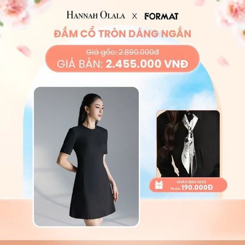  A316_DEAL 9: ĐẦM CỔ TRÒN DÁNG NGẮN FORMAT 