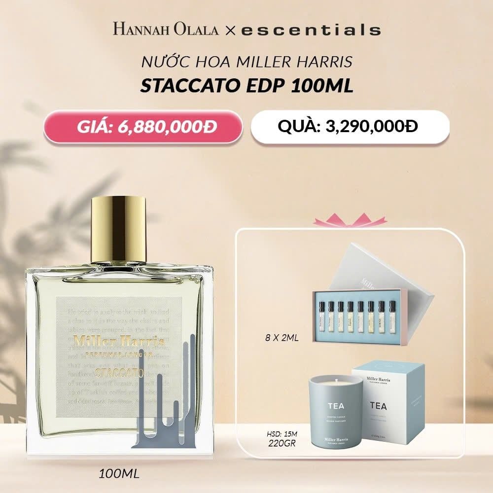  DEAL 24: NƯỚC HOA MILLER HARRIS STACCATO EDP 100ML 