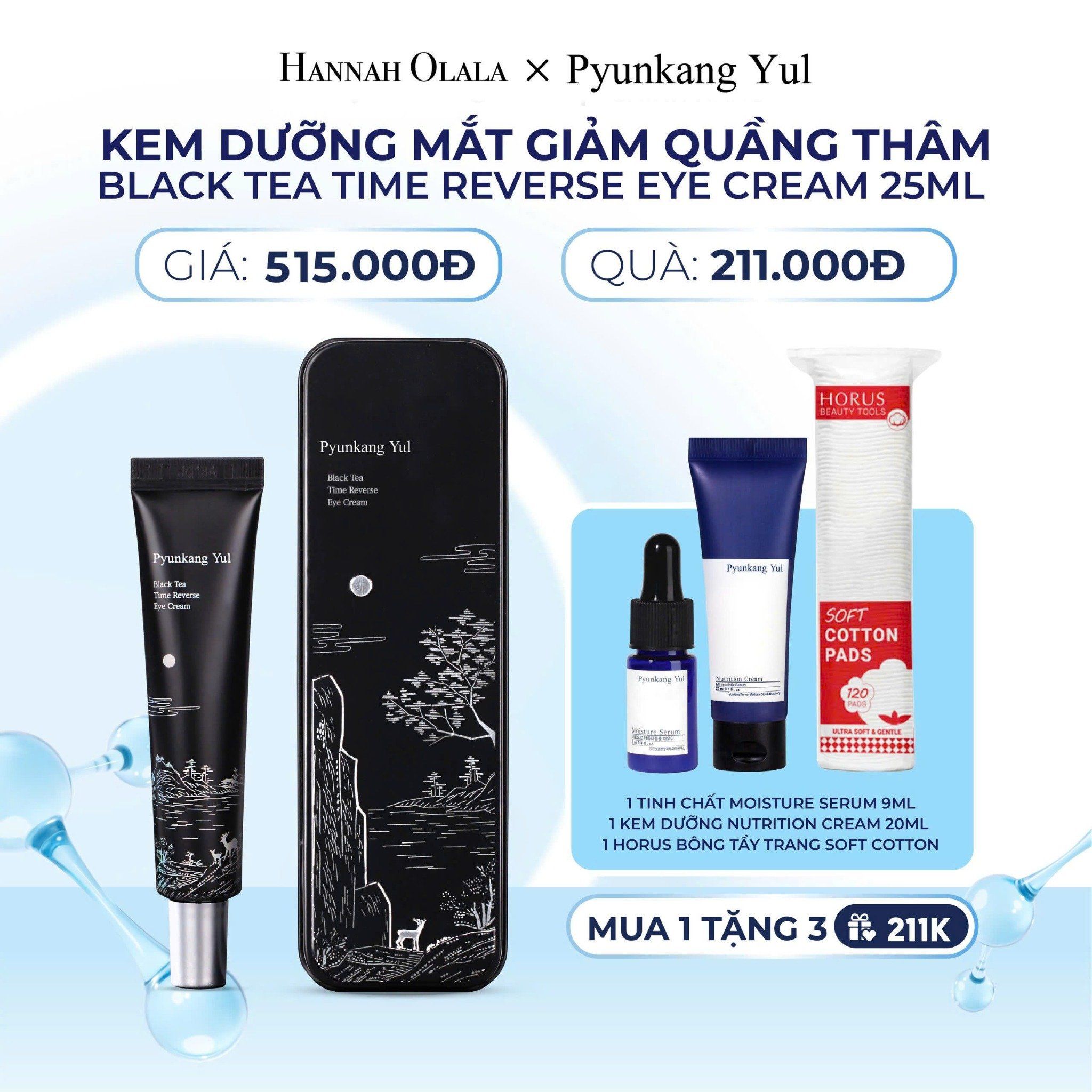  M2_DEAL 3: KEM DƯỠNG MẮT BLACK TEA TIME REVERSE EYE CREAM 25ML 
