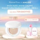  C308_DEAL 4: PHẤN NƯỚC AMUSE CHE PHỦ KHUYẾT ĐIỂM THUẦN CHAY SPF40 PA++ 15G 