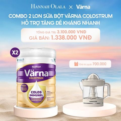  C693_DEAL 8: COMBO 2 LON SỮA BỘT VARNA COLOSTRUM LON 850G - HỖ TRỢ TĂNG ĐỀ KHÁNG 
