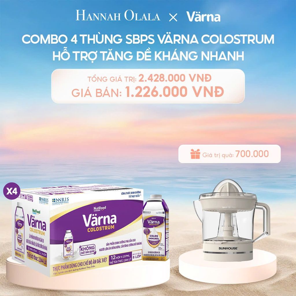  C682_DEAL 10: COMBO 4 THÙNG SỮA BỘT PHA SẴN VARNA COLOSTRUM HỘP GIẤY (48 HỘP X 237ML) 