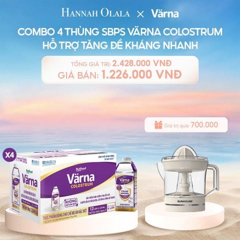  C682_DEAL 10: COMBO 4 THÙNG SỮA BỘT PHA SẴN VARNA COLOSTRUM HỘP GIẤY (48 HỘP X 237ML) 
