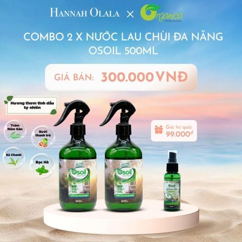 DEAL 6: COMBO 2 NƯỚC LAU CHÙI ĐA NĂNG OSOIL 500ML 
