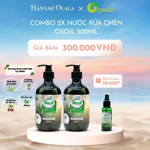  DEAL 5: COMBO 2 NƯỚC RỬA CHÉN OSOIL 500ML 