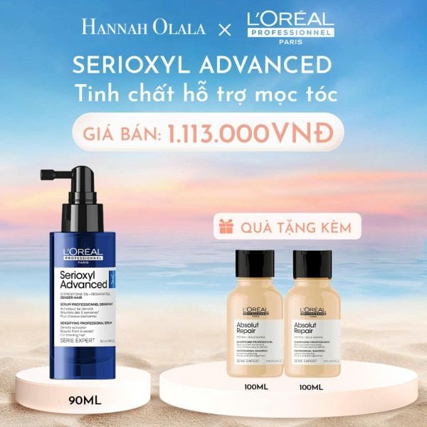  DEAL 1RE: [FLASH DEAL] TINH CHẤT MỌC TÓC L'ORÉAL PROFESSIONNEL SERIOXYL ADVANCED 90ML - DẠNG XỊT (SPRAY) 