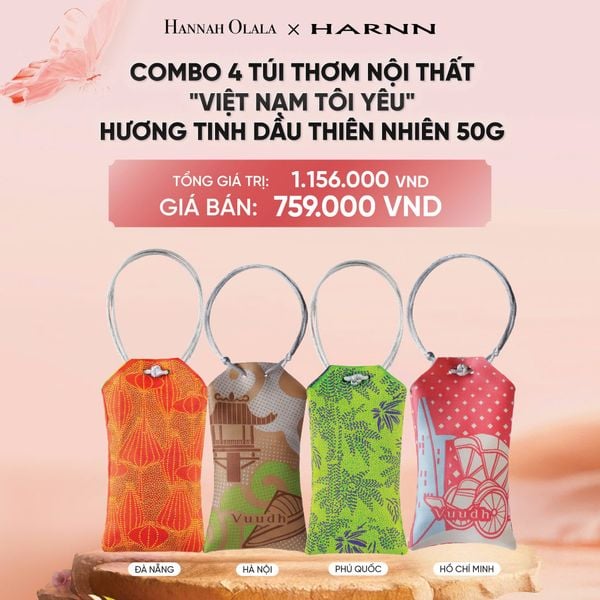  DEAL 17: COMBO 4 TÚI THƠM NỘI THẤT 