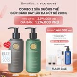  [FLASH DEAL 2] COMBO 2 BODY LOTION - SỮA DƯỠNG THỂ HARNN GIÚP ĐÁNH BAY LÀN DA NỨT NẺ 250ML 