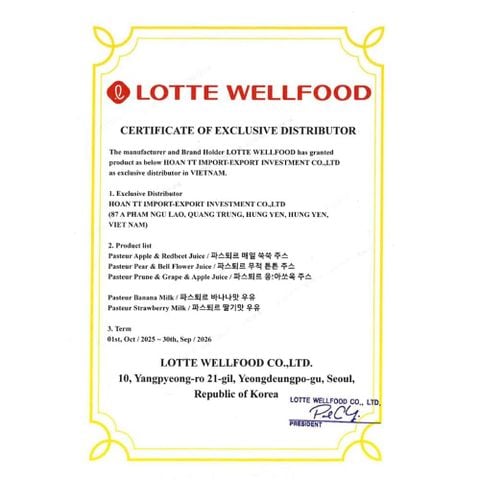  E19_DEAL 1: 01 THÙNG SỮA TƯƠI PASTEUR VỊ CHUỐI HẠNG 1A LOTTE 24 HỘP 