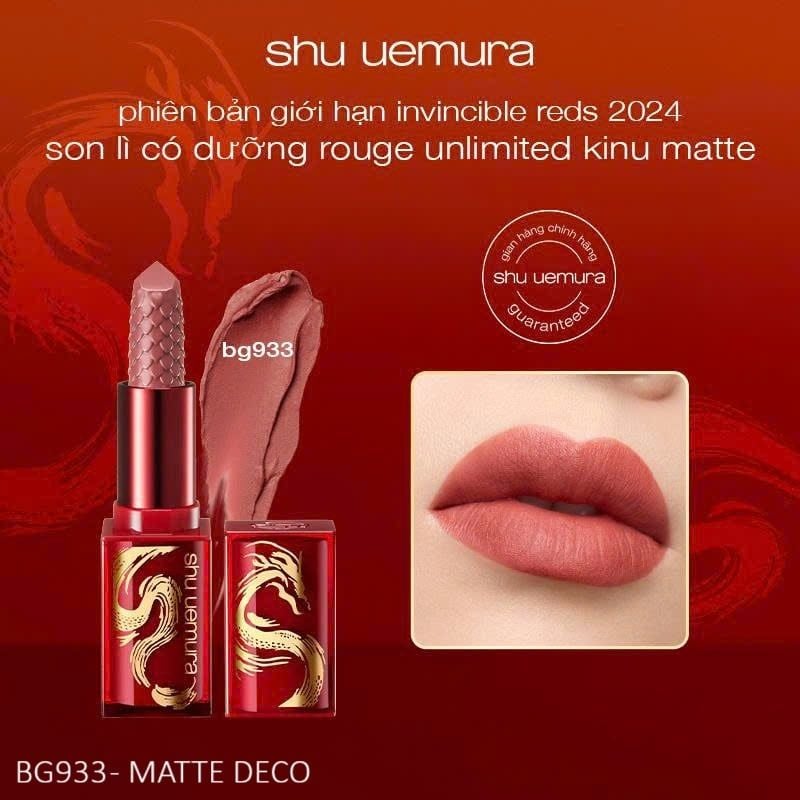  DEAL 2: MUA 1 SON BẤT KỲ GIẢM 50% - HẠN SỬ DỤNG TỪ 8 THÁNG  DÒNG SON KINU CỦA SHU UEMURA 