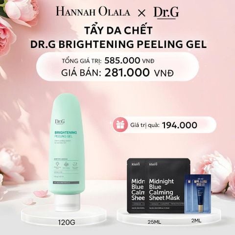  E437: DEAL 3:  TẨY DA CHẾT DR.G BRIGHTENING PEELING GEL 120G (NEW) 
