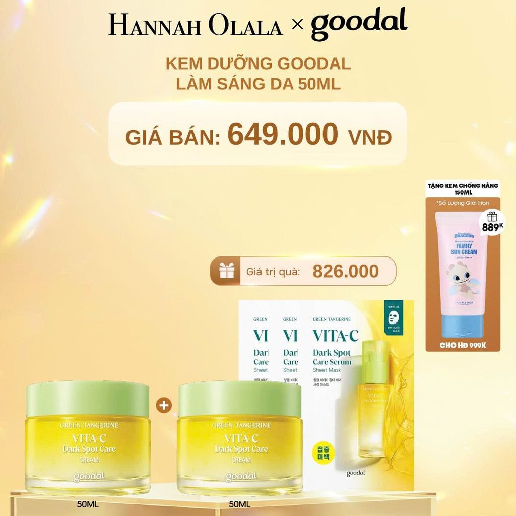  C1447_DEAL 3: KEM DƯỠNG GOODAL LÀM SÁNG DA 50ML 