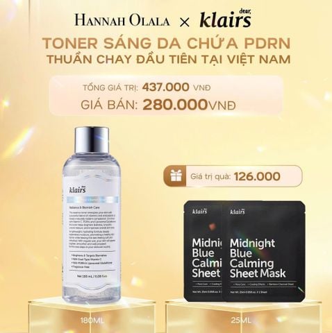  C984_DEAL 10_RE: DEAR, KLAIRS NƯỚC HOA HỒNG FRESHLY JUICED VITAMIN ESSENCE TONER 180ML (IP04) 