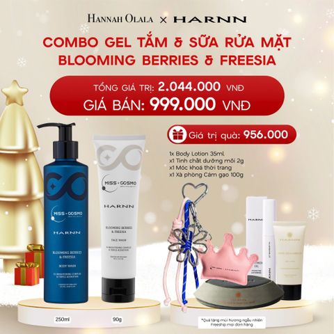  A1132_DEAL 5: COMBO GEL TẮM & SỮA RỬA MẶT BLOOMING BERRIES & FREESIA 