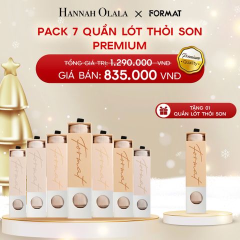  A1458_DEAL 1: PACK 7 QUẦN LÓT THỎI SON PREMIUM (new) 