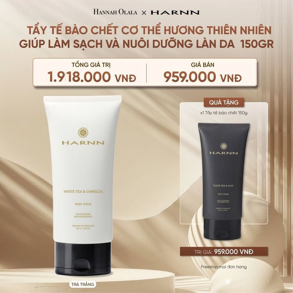  DEAL 24: [B1G1] BODY SCRUB - TẨY TẾ BÀO CHẾT CƠ THỂ HƯƠNG THIÊN NHIÊN 150GR - GIÚP LÀM SẠCH VÀ NUÔI DƯỠNG LÀN DA 