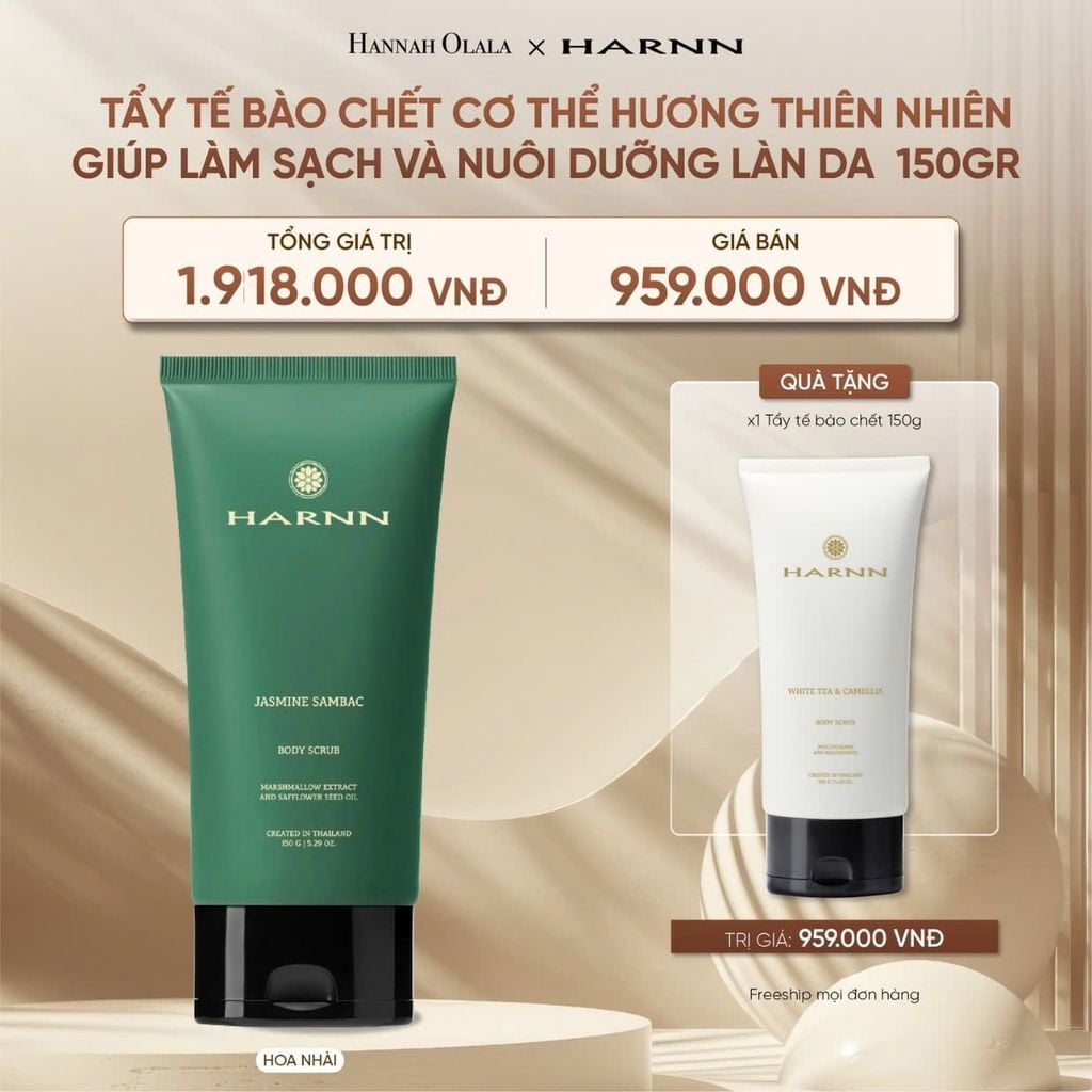  DEAL 24: [B1G1] BODY SCRUB - TẨY TẾ BÀO CHẾT CƠ THỂ HƯƠNG THIÊN NHIÊN 150GR - GIÚP LÀM SẠCH VÀ NUÔI DƯỠNG LÀN DA 