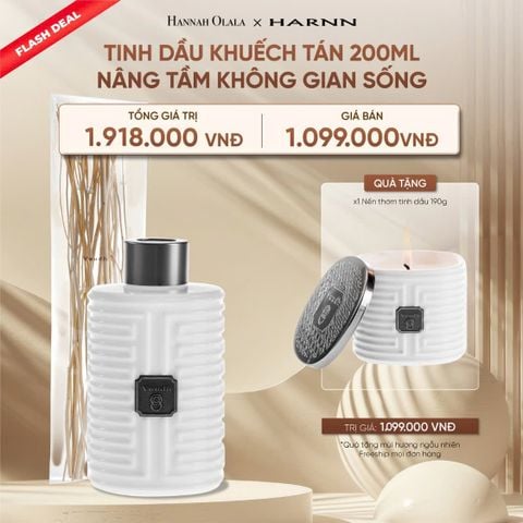  DEAL 18: [FLASH DEAL] TINH DẦU KHUẾCH TÁN HARNN 200ML - NÂNG TẦM KHÔNG GIAN SỐNG 