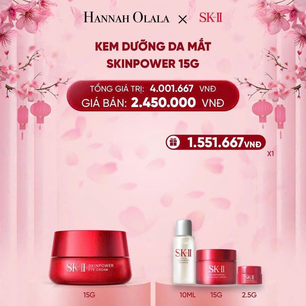  DEAL 12: KEM DƯỠNG MẮT SKINPOWER 15G 
