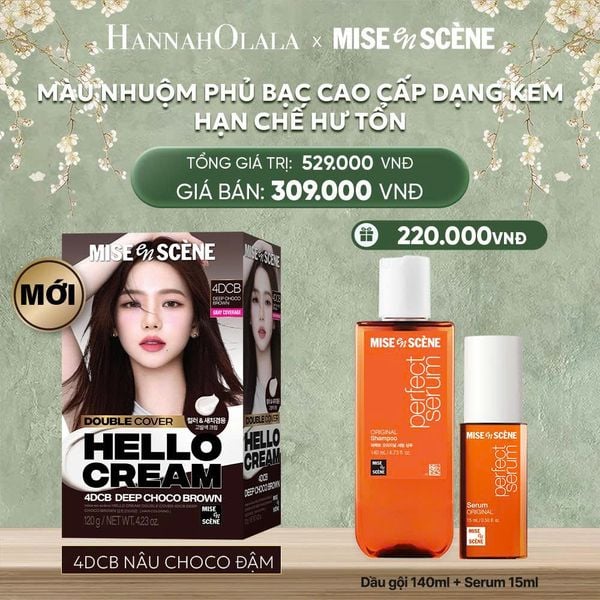  D1055_DEAL 5: KEM NHUỘM PHỦ BẠC CAO CẤP HELLO CREAM DOUBLE COVER 