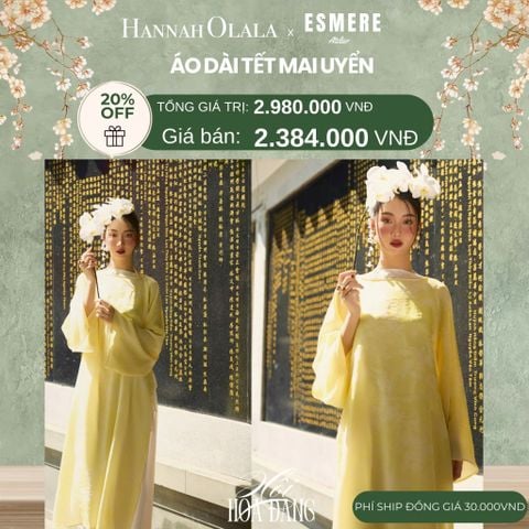  DEAL 4: SET ÁO DÀI 03 MÓN MAI UYỂN 