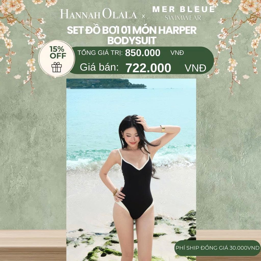  DEAL 3: SET ĐỒ BƠI 1 MẢNH HARPER BODYSUIT 