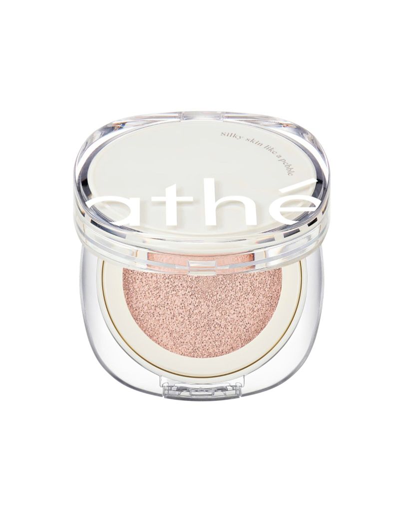  D984_DEAL 5: COMBO PHẤN NƯỚC CHE PHỦ ATHÉ PEBBLE SKIN FITTING CUSHION 3IN1 CHO LỚP NỀN MỊN MÀNG SPF50+ PA++++ & SON DƯỠNG CĂNG BÓNG ATHÉ LIP GLOWY BALM 3.4G (MÀU 02 FLIRT) 