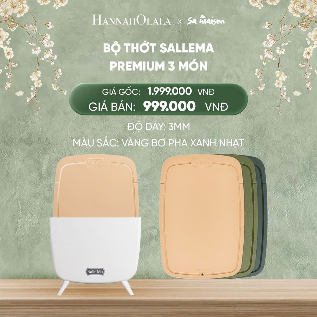  DEAL 18: BỘ THỚT SALLEMA PREMIUM 3 MÓN 