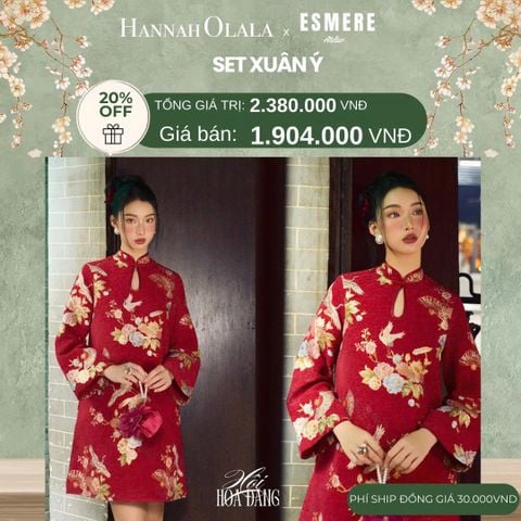  D527_DEAL 8: ĐẦM MẶC TẾT XUÂN Ý 