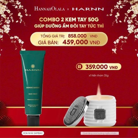  DEAL 3: KEM TAY HARNN 50G GIÚP DƯỠNG ẨM ĐÔI TAY TỨC THÌ 