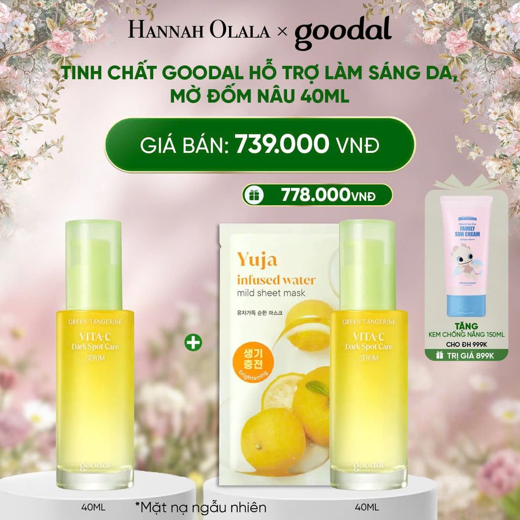  E1100_DEAL 3: TINH CHẤT GOODAL HỖ TRỢ LÀM SÁNG DA, MỜ ĐỐM NÂU 40ML 