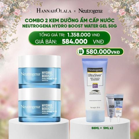  E636_DEAL 2BK: COMBO 2 KEM DƯỠNG ẨM CẤP NƯỚC NEUTROGENA HYDRO BOOST WATER GEL 50G 