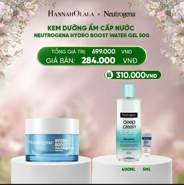  E637_DEAL 1: KEM DƯỠNG ẨM CẤP NƯỚC NEUTROGENA HYDRO BOOST WATER GEL 50G 