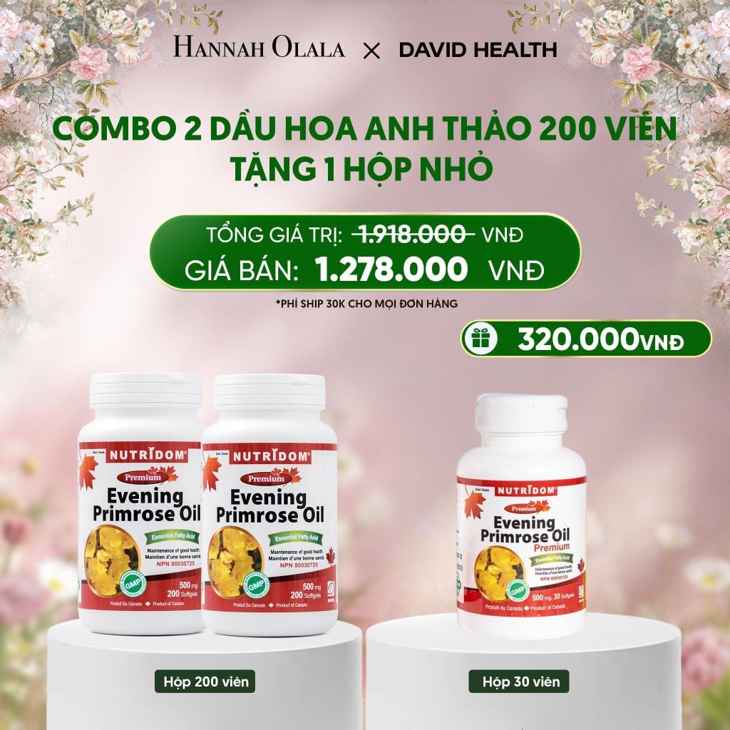  DEAL 4: MUA 2 HỘP DẦU HOA ANH THẢO CHIỀU (200 VIÊN) 