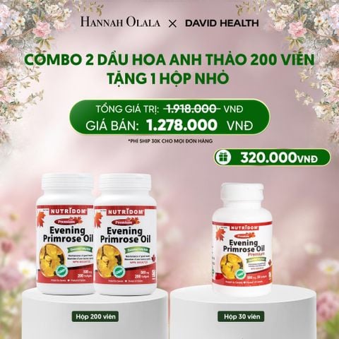  DEAL 4: MUA 2 HỘP DẦU HOA ANH THẢO CHIỀU (200 VIÊN) 