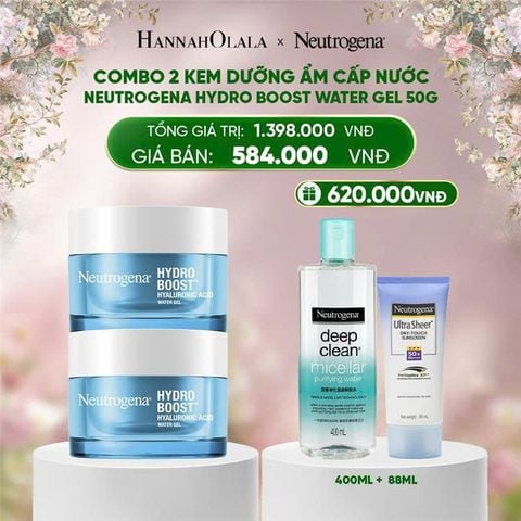  [FLASH DEAL] COMBO 2 KEM DƯỠNG ẨM CẤP NƯỚC NEUTROGENA HYDRO BOOST WATER GEL 50G 