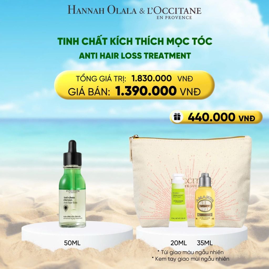  DEAL 6: TINH CHẤT KÍCH THÍCH MỌC TÓC L'OCCITANE 50ML 