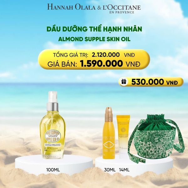  A939_DEAL 3: DẦU DƯỠNG THỂ HẠNH NHÂN L'OCCITANE 100ML 