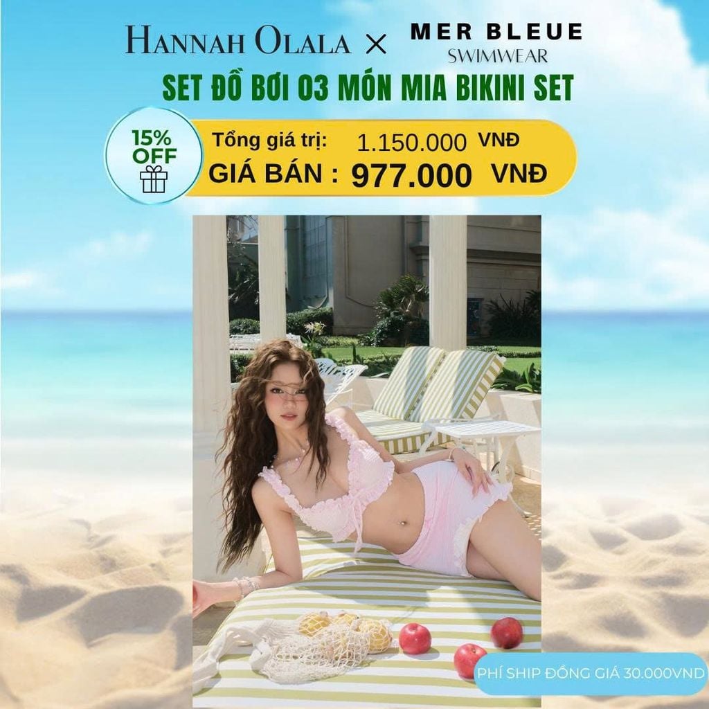  DEAL 8: SET ĐỒ BƠI 3 MÓN MIA BIKINI SET 